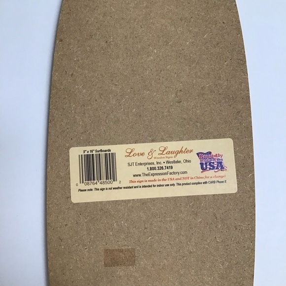 Santa Cruz CA Mermaids Welcome Beach Fantasy Surfboard Sign Wall Art 5x16” NEW - Picture 10 of 15